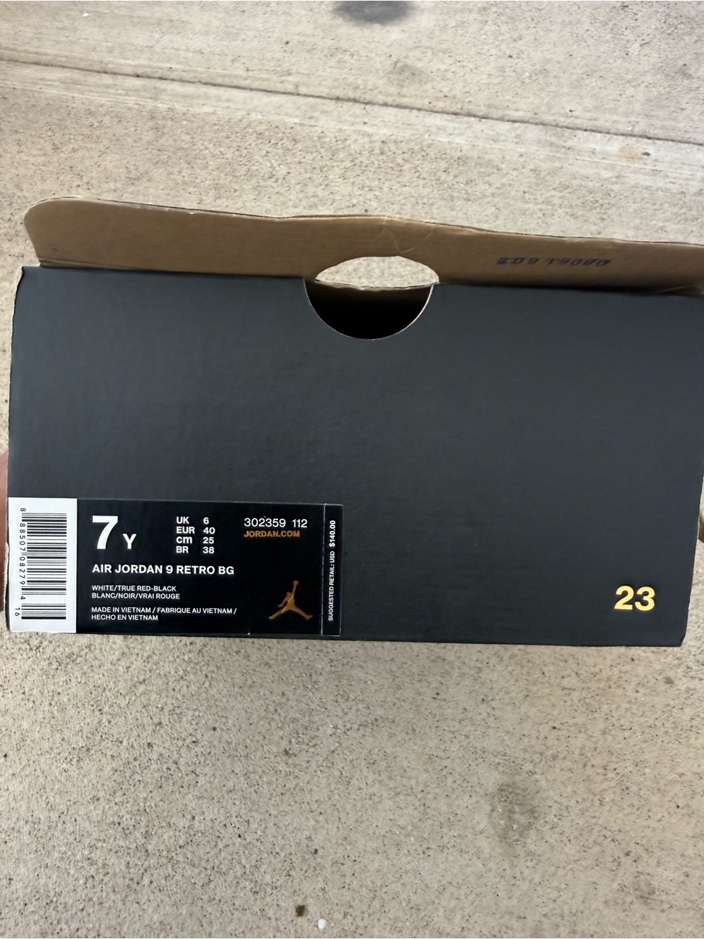 Jordan Air Jordan 9 Retro BG Box - green and white Accent